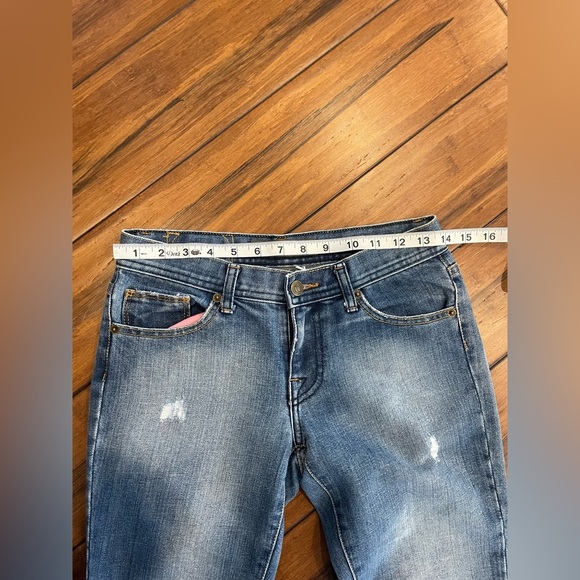 Women's people of the world Y2K, 100% cotton flare jeans, size 26 - Picture 5 of 9